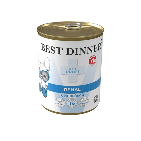 Best Dinner Vet Profi Renal с индейкой для собак