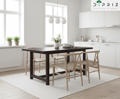 Стол Обеденный/Переговорный «Европейский Гранд» из Массива Сосны браун