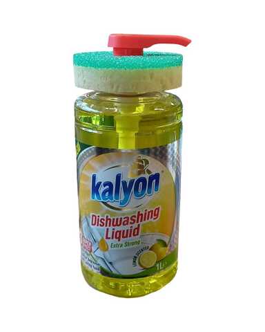 KALYON Жидкость для мытья посуды 1л +губка