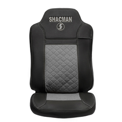 Чехлы Shacman X-6000 (экокожа, черный, серая вставка)