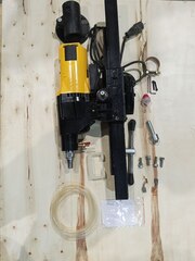 Алмазная установка JT-300B с телескопической штангой, желтая. Уценка!