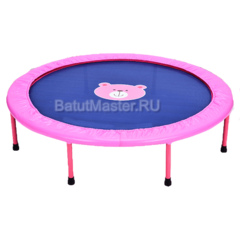 Каркасный батут «Мишка», диаметр 3,3 фт, розовый