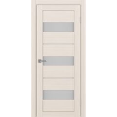 Купить Межкомнатная дверь экошпон Турин 526.122 ясень перламутровый остеклённая