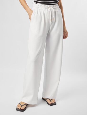 Прямые брюки из тонкого премиального футера с эластаном  D44.139 (117885)