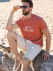 Футболка из премиального хлопка с авторским принтом  U49.045 (122069)