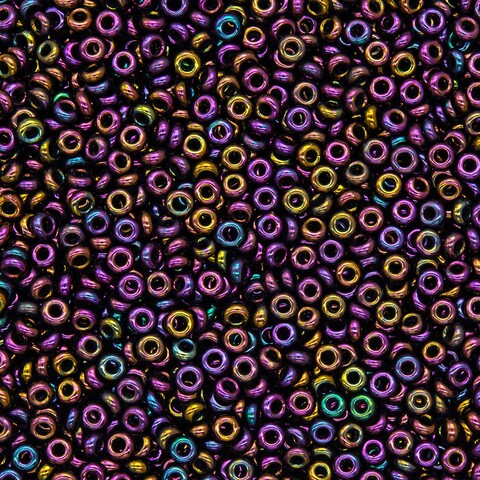 Японский бисер TOHO Demi 11/0 (№85), металлизированный, непрозрачный глянцевый