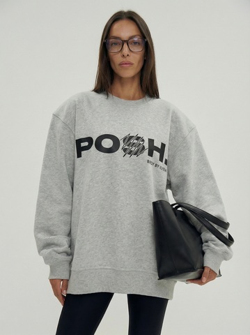 Свитшот POSH | Серый меланж