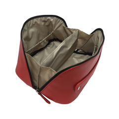 Дорожная косметичка под заказ, красная