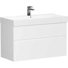 Allen Brau 1.210027.WM 1.210027.WM INFINITY Тумба 100, 2 ящ., белый матовый (346298) фото