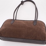 Сумка Саломея 2042 эко-замша шоколад