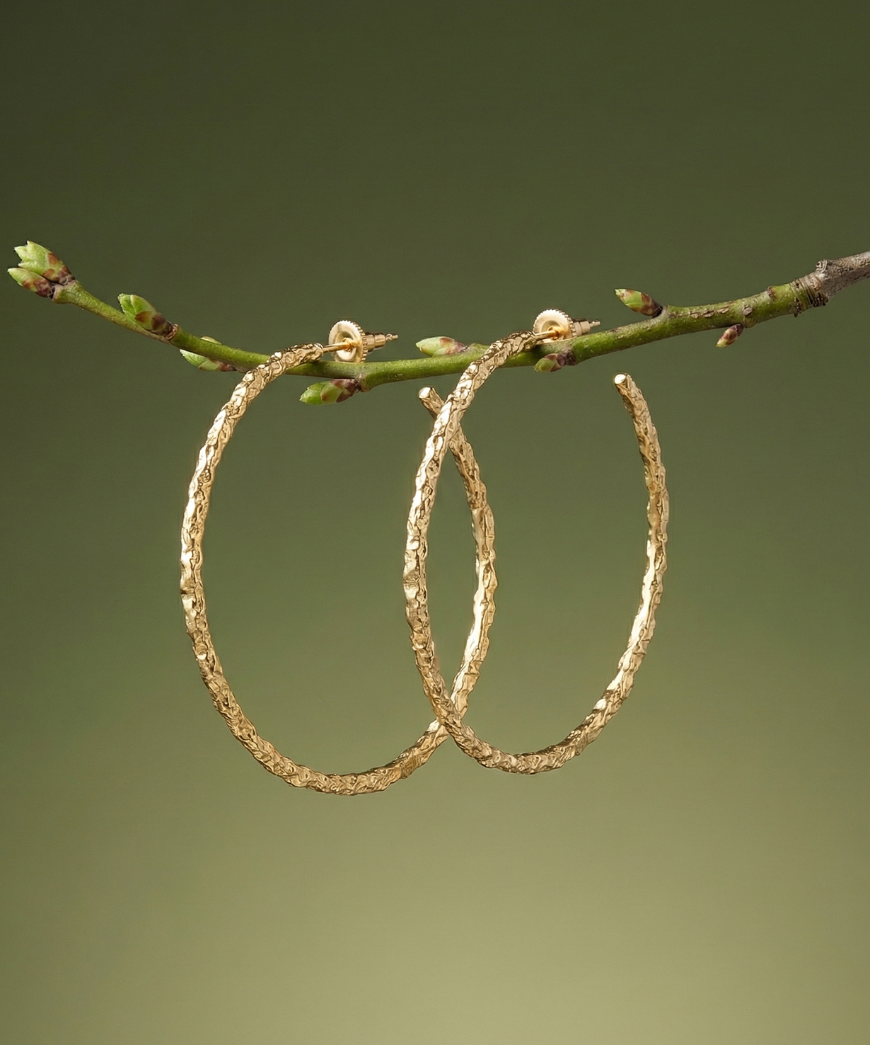 Серьги Кольца Махі