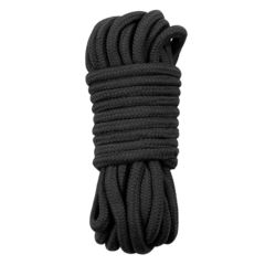 Черная верёвка для любовных игр - 10 м. - 