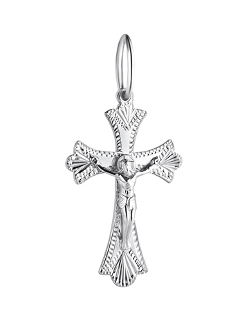 Крестик православный из серебра