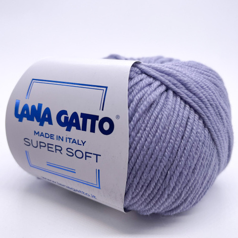 Пряжа Lana Gatto Super Soft 9428 сероголубой (уп.10 мотков)