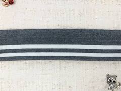 Подвязы трикотажные, ш. 6 см, L 120 см, серый