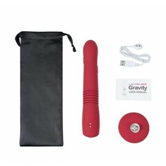 Фрикционный и вибрирующий фаллоимитатор Gravity Lovense (с управлением через приложение)