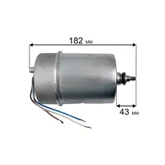 Двигатель эл. QUATTRO ELEMENTI D1100F Inox вал овальный (770-742-000E)