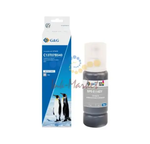 Чернила G&G GG-C13T07D54A серые для Epson L8160/L8180 (70 мл)