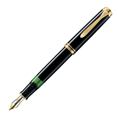 Ручка перьевая Pelikan Souverän® M600 Black GT, F (980128)