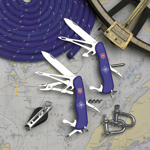 Нож складной Victorinox Skipper, 111 mm, Blue (0.9093.2W)