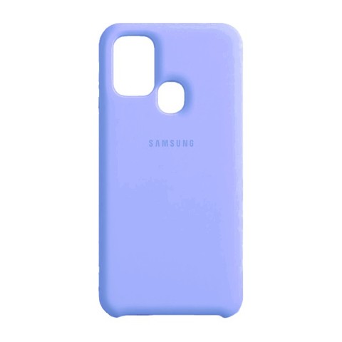 Силиконовый чехол Silicone Cover для Samsung Galaxy M31 (Васильковый)