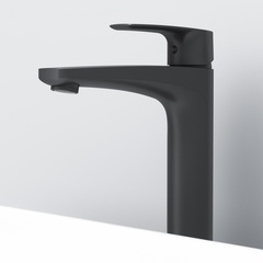 Смеситель для умывальника высокий, черный AM.PM  - F90A92022