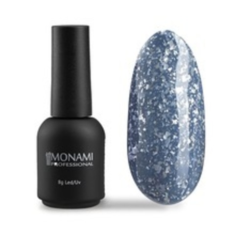 Monami Гель-лак Potal Silver Blue, 8 г