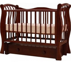 Кровать Лель БИ 07.3 Ландыш махагон