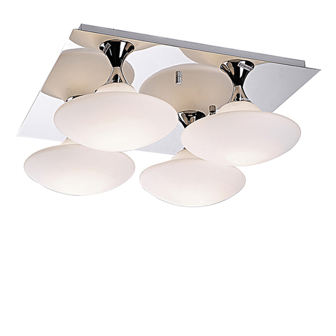 Светильник 8001/4PL Chrome/White