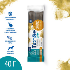 Monge Gift Immunit для собак всех пород батончики с кроликом, нуклеотидами и бета-глюканами  40 гр