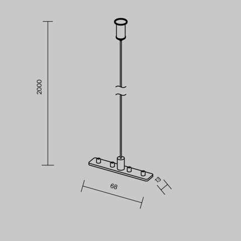 Комплектующие для трековой системы Maytoni Accessories for tracks exility TRAM034SW-2S