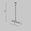 Комплектующие для трековой системы Maytoni Accessories for tracks exility TRAM034SW-2S