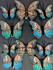 Набор бабочек на прищепке, р. 7,5/4,5 см