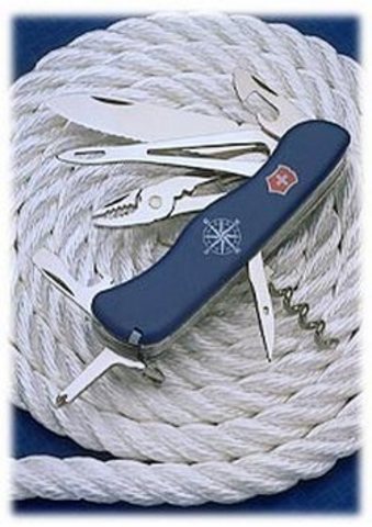 Нож складной Victorinox Skipper, 111 mm, Blue (0.9093.2W)