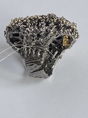 Чароит(кольцо из серебра)