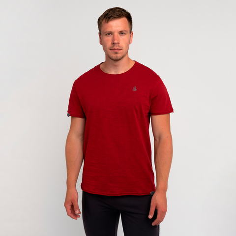 Мужская футболка «Великоросс» красного цвета