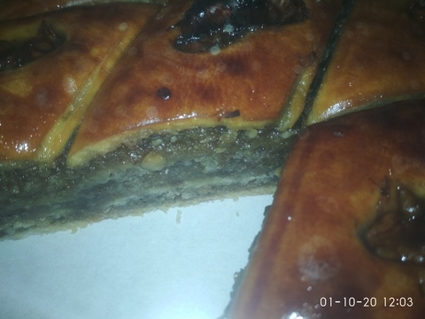 Пахлава бакинская с грецким орехом