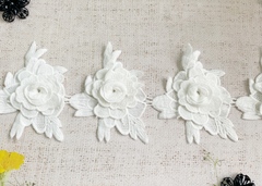 Кружево матовое плетеное, ш. 12 см.