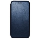 Чехол-книжка из эко-кожи Deppa Clamshell для Xiaomi Redmi Note 10 4G (Темно-синий)
