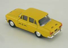 Moskvich-412 Taxi yellow Agat Mossar Tantal 1:43