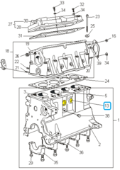 ЗАГЛУШКА БЛОКА ЦИЛИНДРОВ CHANCE 1,3, SENS, TАВРИЯ ZAZ