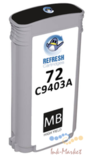 Совместимый картридж C9370A №72 Photo Black Dye 130 мл для HP DesignJet T1100, T1200, T2300