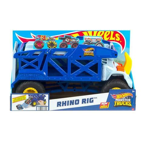 Hot Wheels Monster Trucks Rhino Transporter Truck HFB13