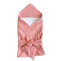 Плед-конверт из капитония (розовый персик)