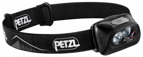 Картинка фонарь налобный Petzl Actik Core Черный - 1