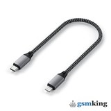 Satechi USB-C to Lightning Cable MFi 10-Inch Space Gray ST-TCL10M