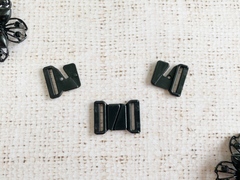 Застежка для бюстгальтера, пластик, ш. 1,5 см