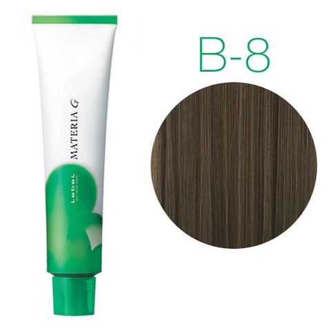 Lebel Materia Grey B-8 (светлый блондин коричневый) - Перманентная краска для седых волос