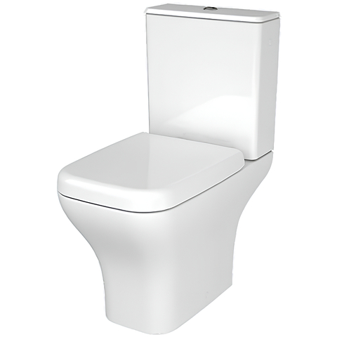 Vitra Polar Open-Back 9843B003-7201 Унитаз компакт с бачком и сиденьем Микролифт