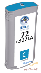 Совместимый картридж C9371A №72 Cyan Dye 130 мл для HP DesignJet T1100/T1200/T2300
